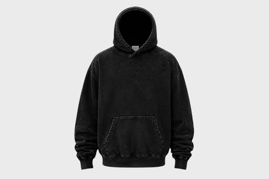 Archangel Michael Hoodie – Vintage Wash Oversized Streetwear